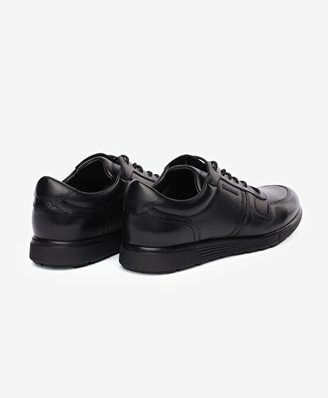 Erkek Siyah Hakiki Deri Comfort Ayakkabı