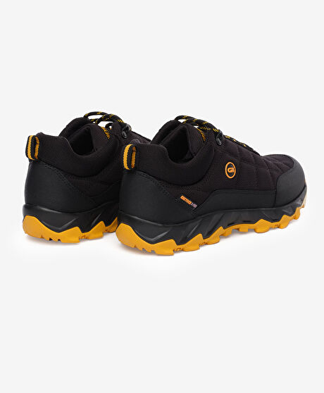 Erkek Siyah Sarı Su Geçirmez Ayakkabı
