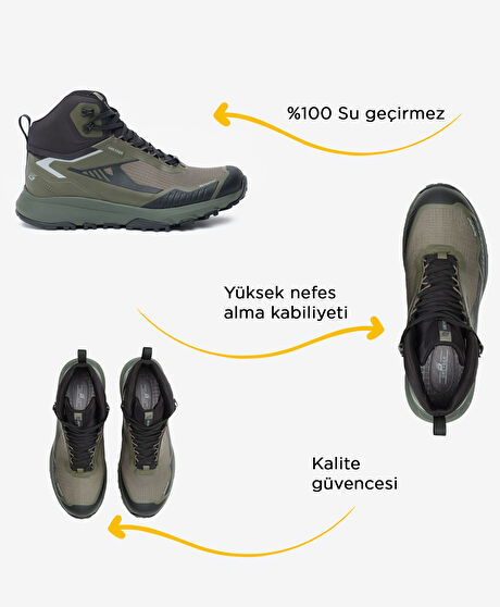 Erkek Haki Su Geçirmez Outdoor Bot