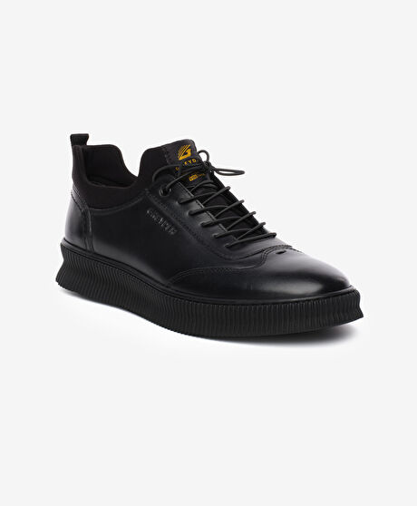 Erkek Siyah Hakiki Deri Ayakkabı