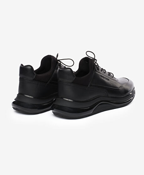 Erkek Siyah Hakiki Deri Ayakkabı