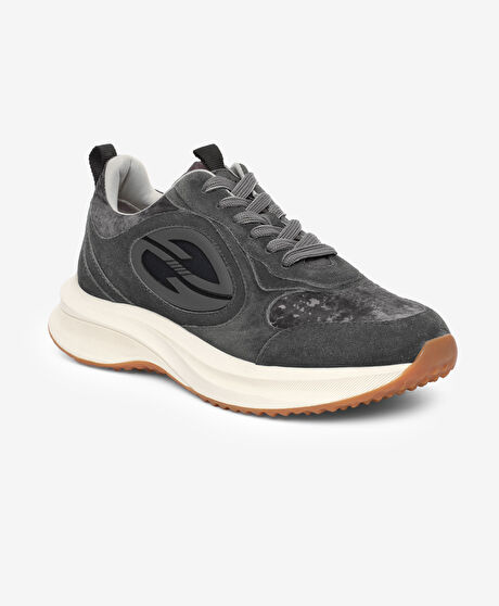 Erkek Siyah Hakiki Deri Spor Ayakkabı