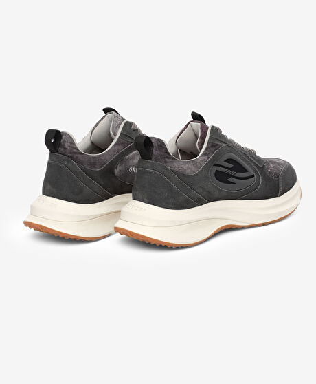 Erkek Siyah Hakiki Deri Spor Ayakkabı