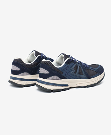 Erkek Lacivert Hakiki Deri Spor Ayakkabı