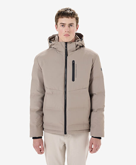 Erkek Vizon Suya Dayanıklı Kaz Tüyü Mont