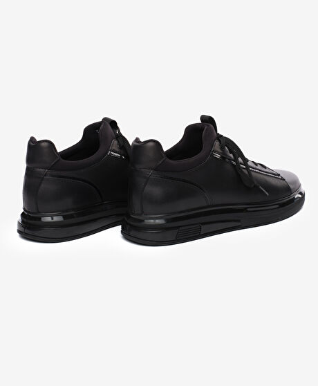 Erkek Siyah Hakiki Deri Ayakkabı