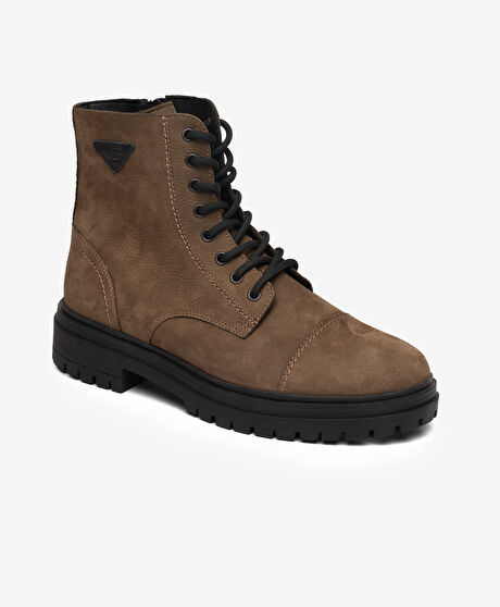 Erkek Duman Hakiki Deri Military Bot