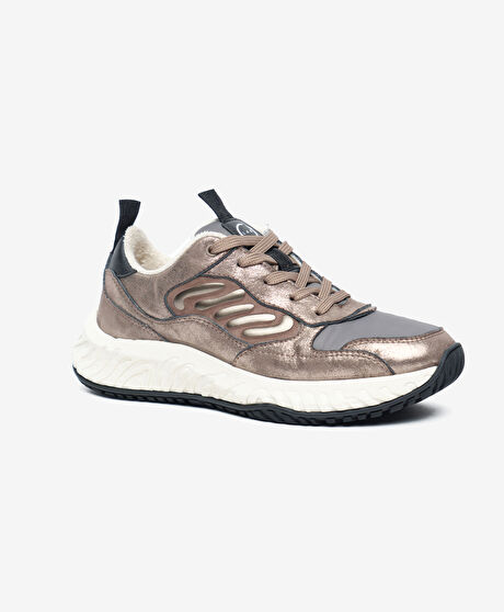 Greyder LAB Kadın Kahverengi Hakiki Deri Spor Ayakkabı