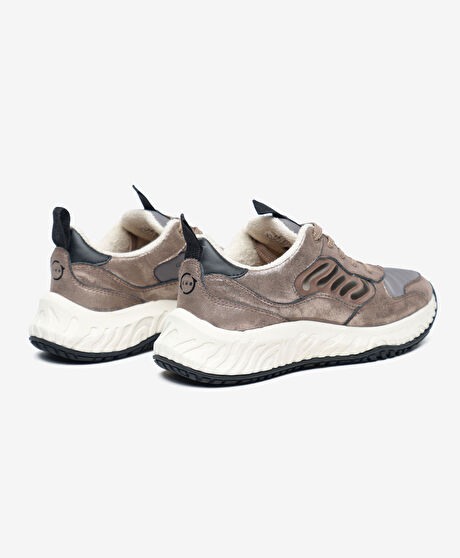 Greyder LAB Kadın Kahverengi Hakiki Deri Spor Ayakkabı