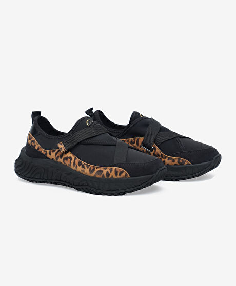 Greyder LAB Kadın Siyah Hakiki Deri Spor Ayakkabı