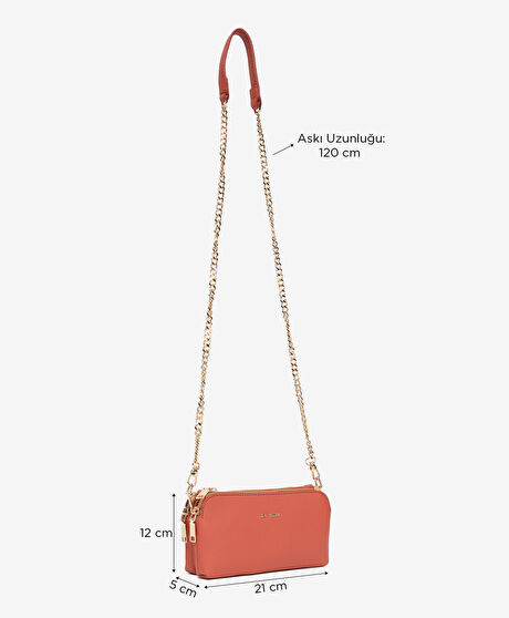 Kadın Turuncu Çapraz Çanta