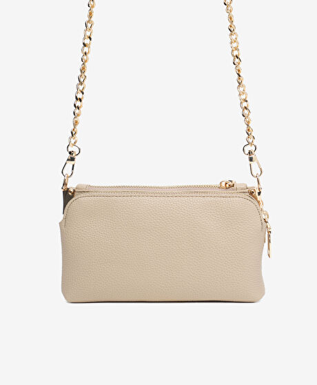 Kadın Koyu Bej Çapraz Çanta