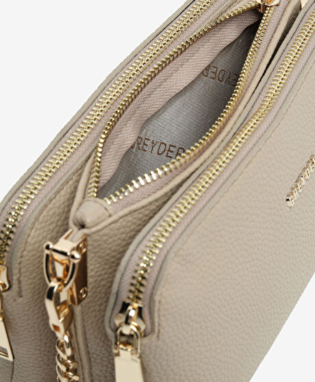 Kadın Koyu Bej Çapraz Çanta