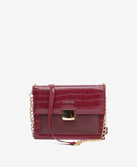 Kadın Bordo Çapraz Çanta