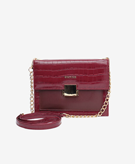 Kadın Bordo Çapraz Çanta