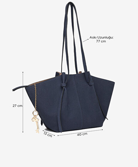 Kadın Lacivert Omuz Çantası