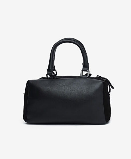 Kadın Siyah Hakiki Deri Çapraz Çanta