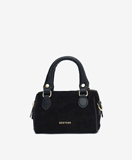 Kadın Siyah Hakiki Deri Çapraz Çanta