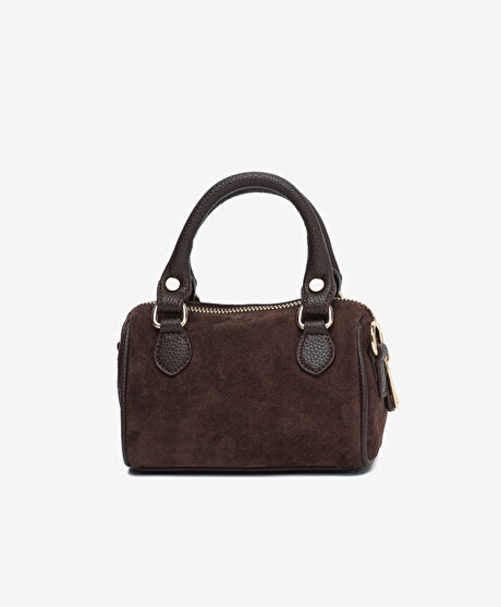 Kadın Kahverengi Hakiki Deri Çapraz Çanta