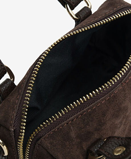 Kadın Kahverengi Hakiki Deri Çapraz Çanta