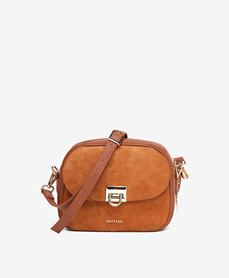 Kadın Taba Hakiki Deri Çapraz Çanta