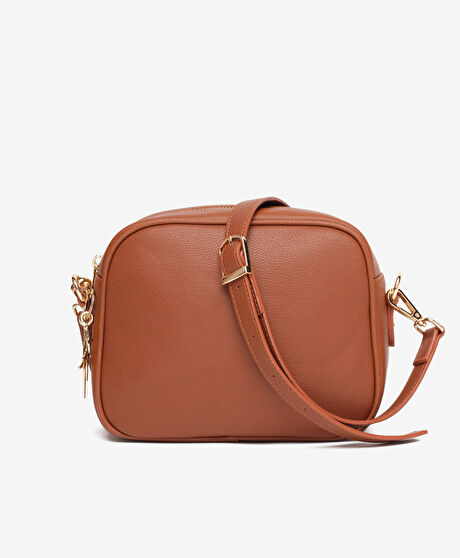 Kadın Taba Hakiki Deri Çapraz Çanta