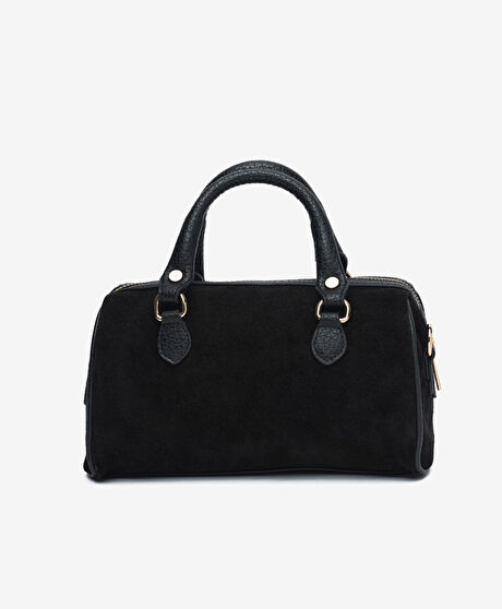 Kadın Siyah Hakiki Deri Çapraz Çanta