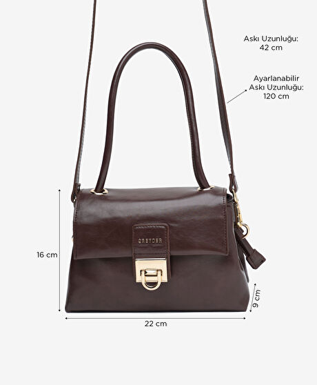 Kadın Kahverengi Çapraz Çanta