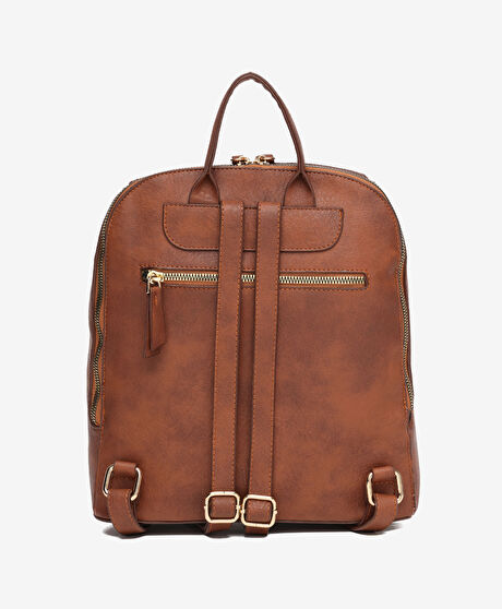 Kadın Taba Hakiki Deri Sırt Çantası