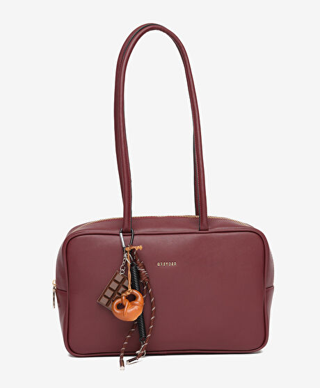 Kadın Bordo Omuz Çantası