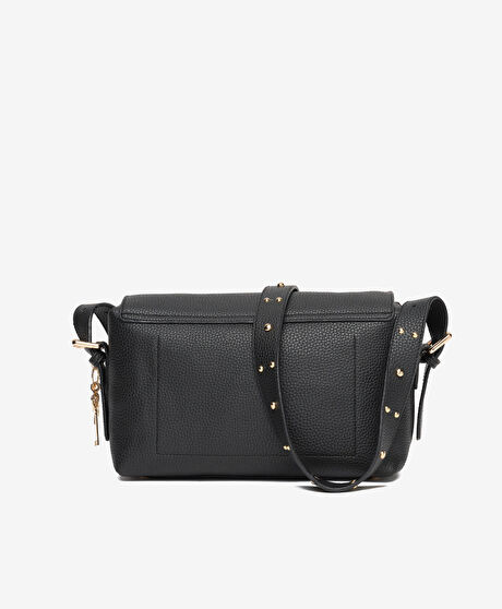 Kadın Siyah Hakiki Deri Çapraz Çanta