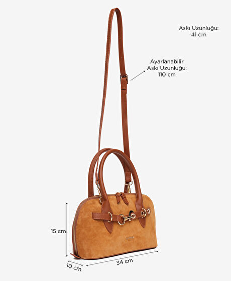 Kadın Taba Hakiki Deri Çapraz Çanta