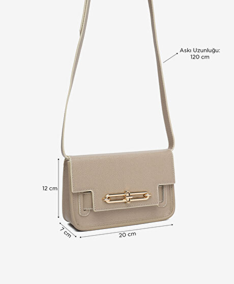 Kadın Bej Çapraz Çanta