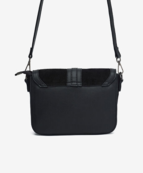 Kadın Siyah Hakiki Deri Çapraz Çanta