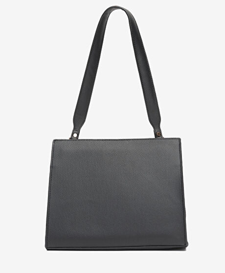 Kadın Siyah Hakiki Deri Kol Çantası