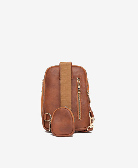 Kadın Taba Hakiki Deri Çapraz Çanta