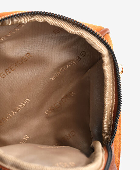 Kadın Taba Hakiki Deri Çapraz Çanta