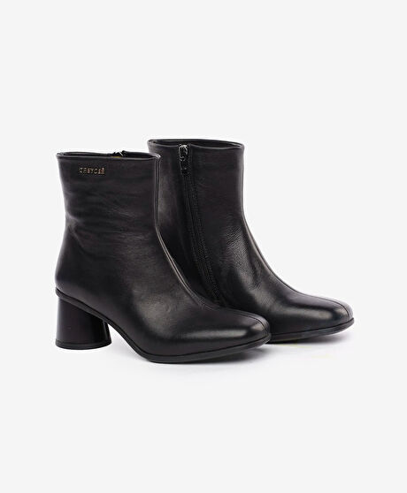 Kadın Siyah Hakiki Deri Bot