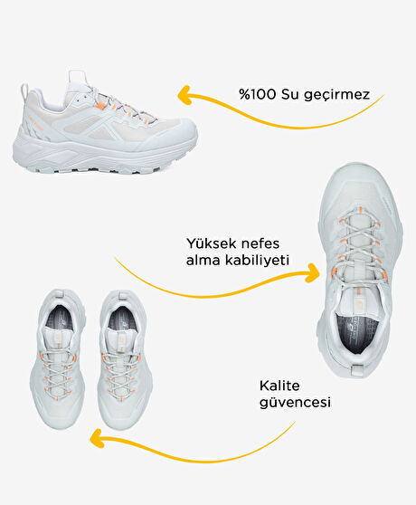 Kadın Açık Gri Su Geçirmez Outdoor Ayakkabı