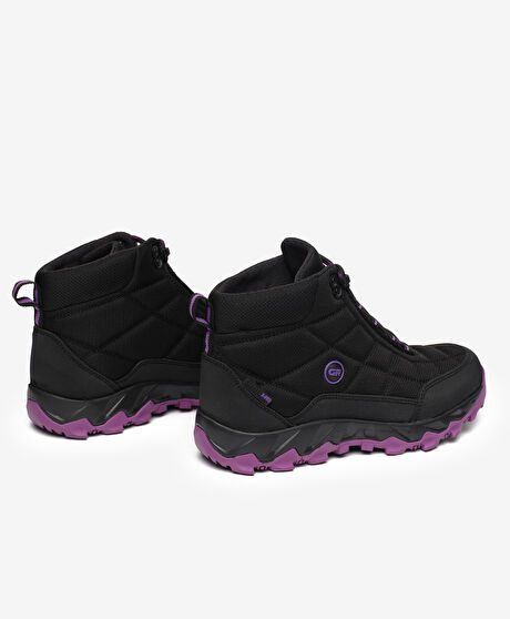 Kadın Siyah Mor Su Geçirmez Outdoor Bot