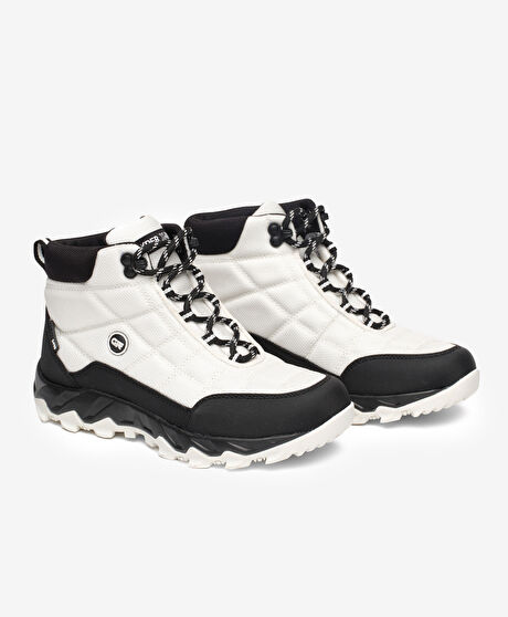 Kadın Beyaz Siyah Su Geçirmez Outdoor Bot