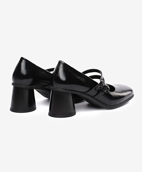 Kadın Siyah Hakiki Deri Klasik Ayakkabı