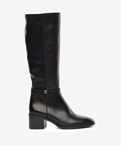 Kadın Siyah Hakiki Deri Çizme