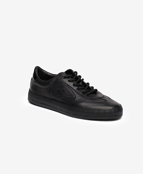 Kadın Siyah Hakiki Deri Sneaker Ayakkabı