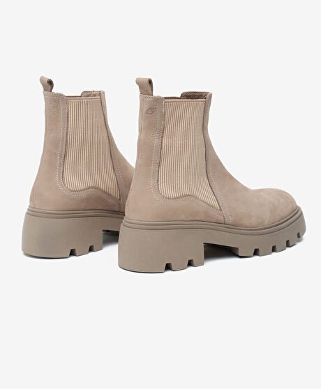 Kadın Vizon Nubuk Hakiki Deri Chealse Bot