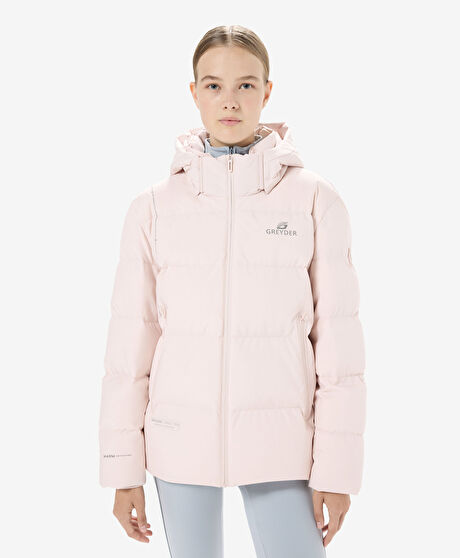 Kadın Pudra Suya Dayanıklı Kaz Tüyü Mont