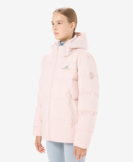 Kadın Pudra Suya Dayanıklı Kaz Tüyü Mont