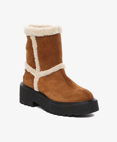 Kadın Taba Hakiki Deri Bot