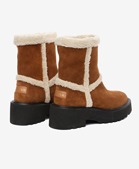 Kadın Taba Hakiki Deri Bot