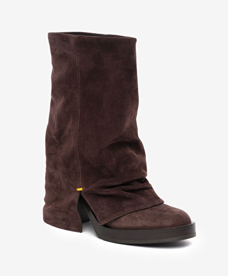 Kadın Kahverengi Hakiki Deri Bot